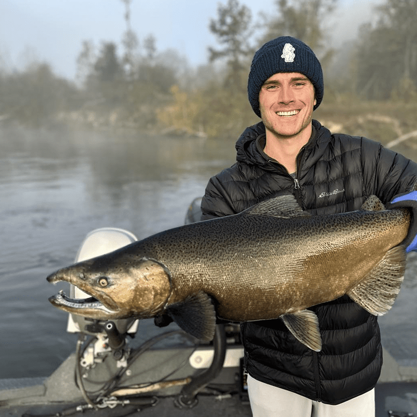 Guided Fall Salmon Fishing on the Muskegon River 2